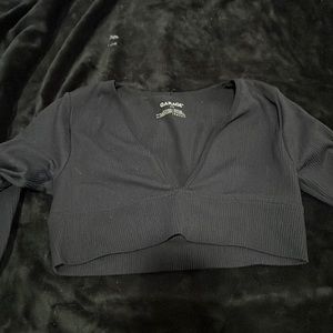 Garage cropped long sleeve